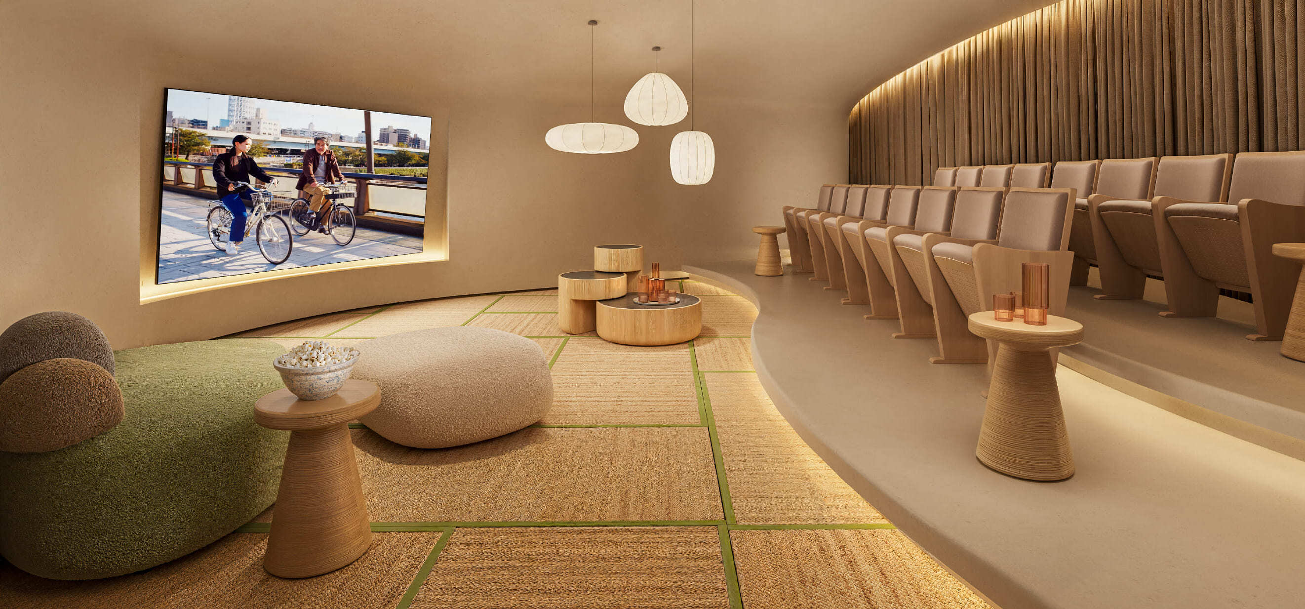 Amplio gimnasio moderno con comodidad absoluta